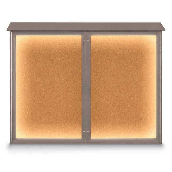 Triple Door Enclosed Indoor Letterboard
